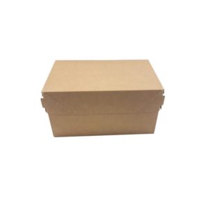 Papirnata posuda ECO CAKE 1200 ml 150x100x85 mm kraft [24 kom/pak]