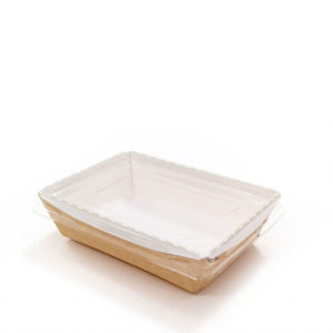 Poklopac ravan 180x140x17 mm za pairnatu posudu Crystal box 800 ml [60 kom/pak]