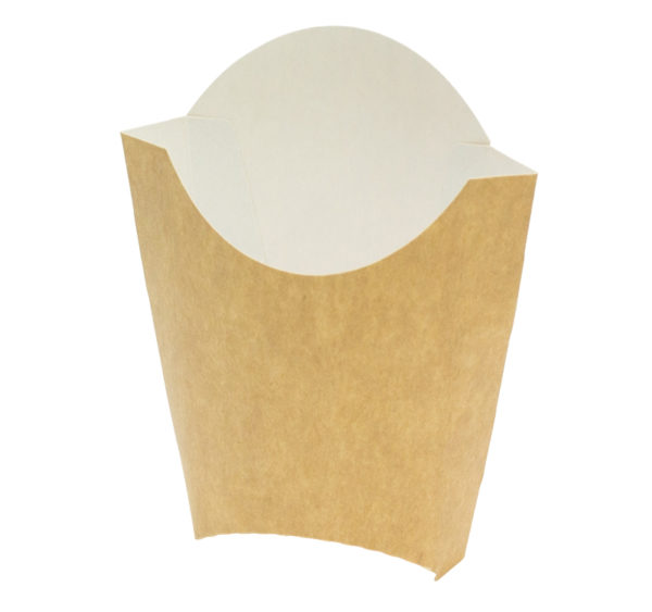 Kutija za pomfrit Fry Pack 130x93x38 mm, kraft (L) [100 kom/pak]