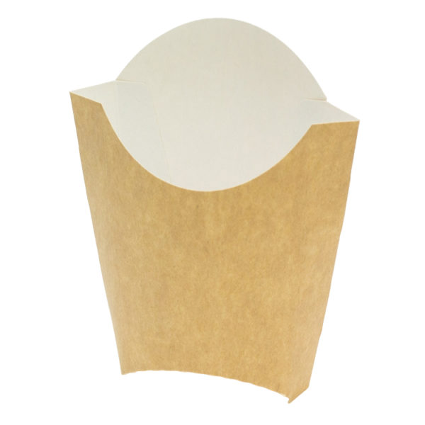 Kutija za pomfrit Fry Pack 130x93x38 mm, kraft (L) [100 kom/pak]