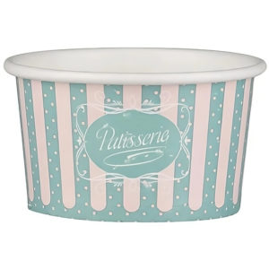 Papirnata skodelica 180 ml (6oz) d=88 mm, h=54 mm ICE CREAM design [50 kom/pak]