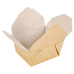 Papirnata posuda Fold Box 600 ml 110x90x65 mm, kraft [25 kom/pak]