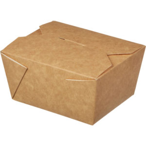 Papirnata posuda Fold Box 600 ml 110x90x65 mm, kraft [25 kom/pak]